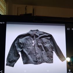 GSL-DENIM Gray jean jacket 