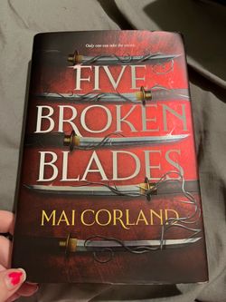 Five broken blades