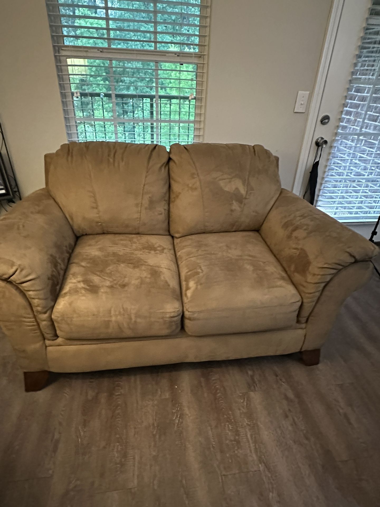Brown Loveseat