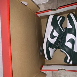 Men’s Green Nikes Size 9