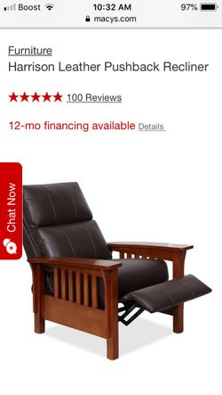 Macy s Harrison Recliner for Sale in Elma WA OfferUp