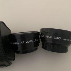 Two Zykkor Video Lens Plus Case