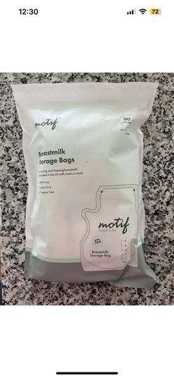 MOTIF Medical Breastmilk Storage Bags 90 Ct 8 oz BPA Free - Leak Proof