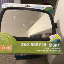 Brand New MUNCHKIN BRICA 360 Baby Mirror 