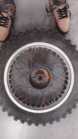 Dirt Bike Front And Rear Wheel Assys.