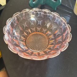 Pink Depression Bowl