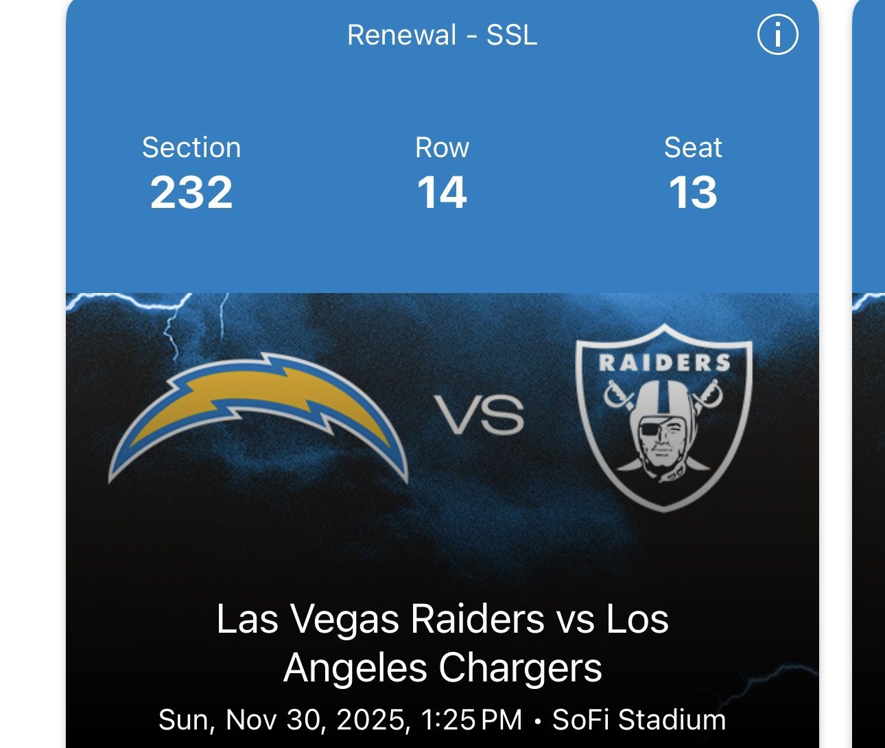 Chargers Vs Raiders Tickets 