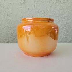 Vintage 1920s Cowan Pottery Marigold Orange Lusterware Lakewood Ware Vase