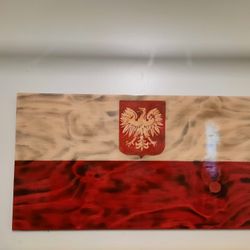 Polish Flag Handmade