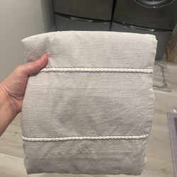 Gray And White Ugg Shower Curtain 