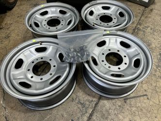 SET OF (4) 17" FORD F-250SD F250 F-350SD OEM STEEL RIMS 17x7.5 2010-2025 8x170