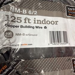 6/2 Romex Wire  125ft Electric Copper Cable New 
