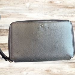 Gold Kate Spade Wallet 