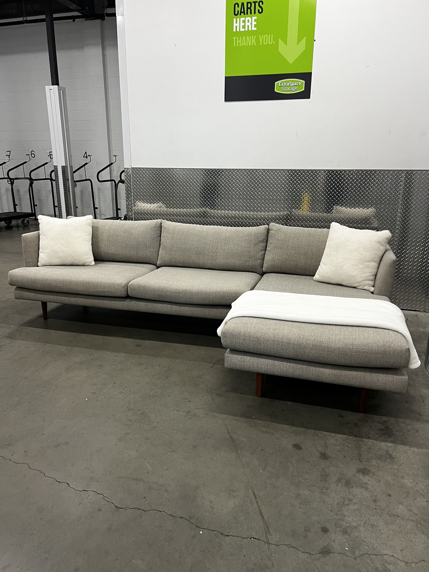 Grey Article Sofa Sectional