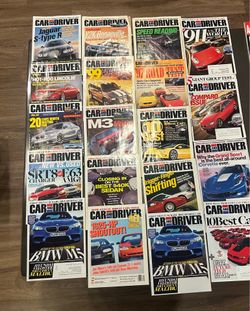 Car and Driver and Motor Trend  magazine lot