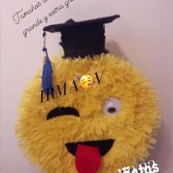 Piñatas Graduaciones Emojis Tres Tamaños
