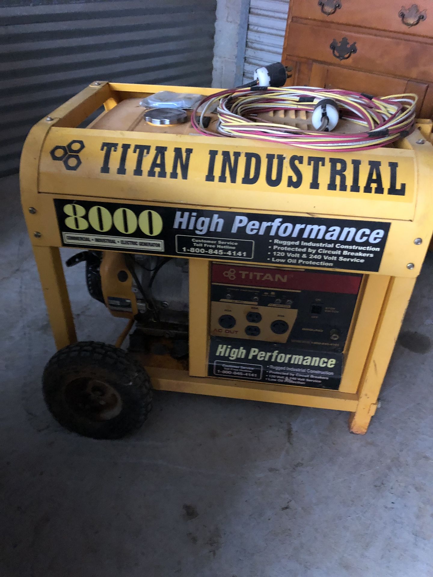 Titan Industrial 8000 Performance Generator for Sale in Smyrna, GA