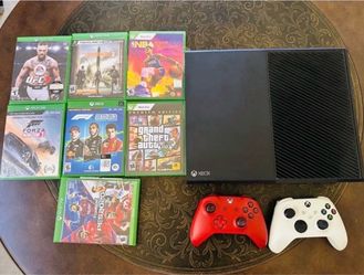 Xbox One Console Bundle with 2 Controllers and 7 Games