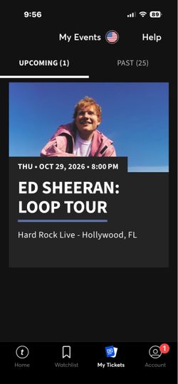Ed Sheeran Tickets