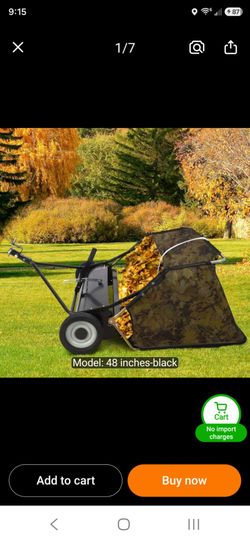 Lawn sweeper  48 in new in box