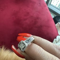 Diamond Wedding Ring And Engagement Ring 