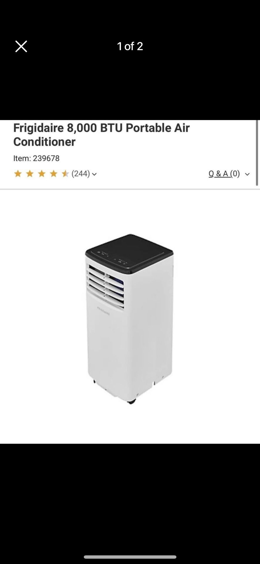8000 BTU PORTABLE AC