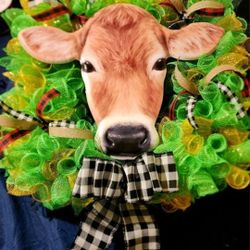 Cow Wreath 