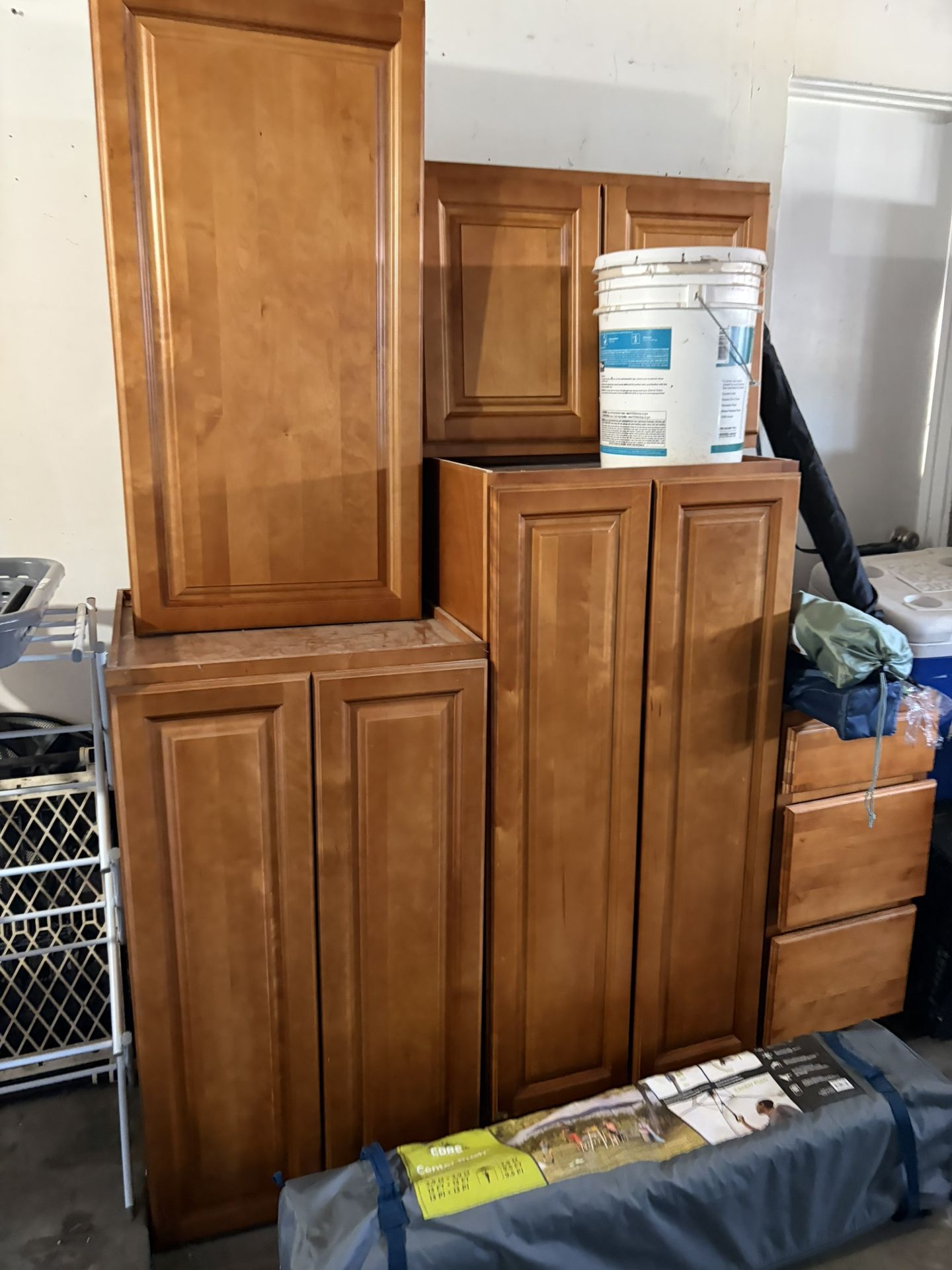 Brown wooden kitchen Cabinets