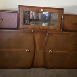 Antique Bar Cabinet 
