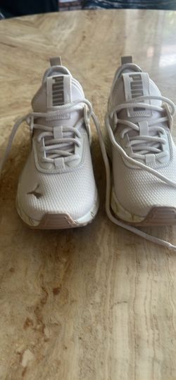 PUMA Pacer 23 Marbleized Running Shoe | Beige size 5.5