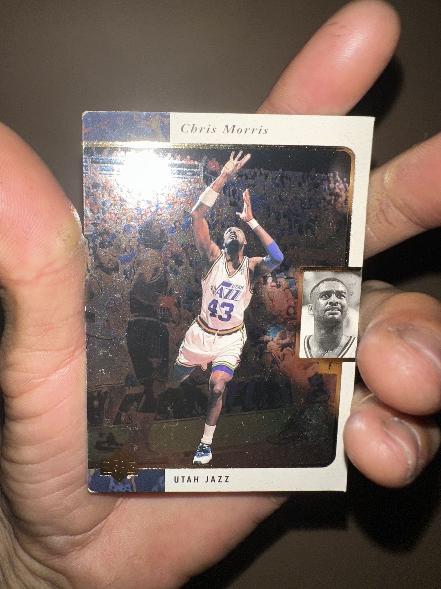 NBA Upper Deck Utah Jazz Chris Morris Trading Card