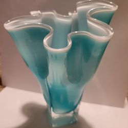 Ruffle Glass Vase