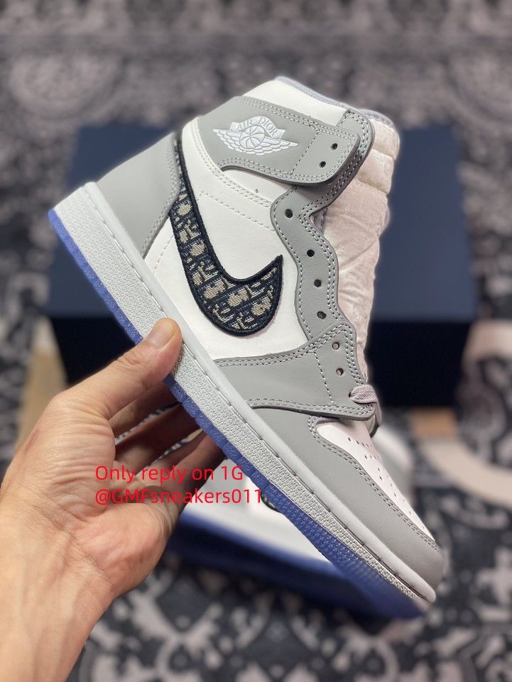 D.ior x Nike Air Jordan Brand High 1 OGGrey