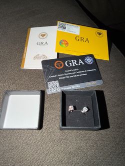 Brand New Moissanite Stud Earrings – Never Worn