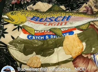 Trout & Bass Budweiser Inflatable (2)