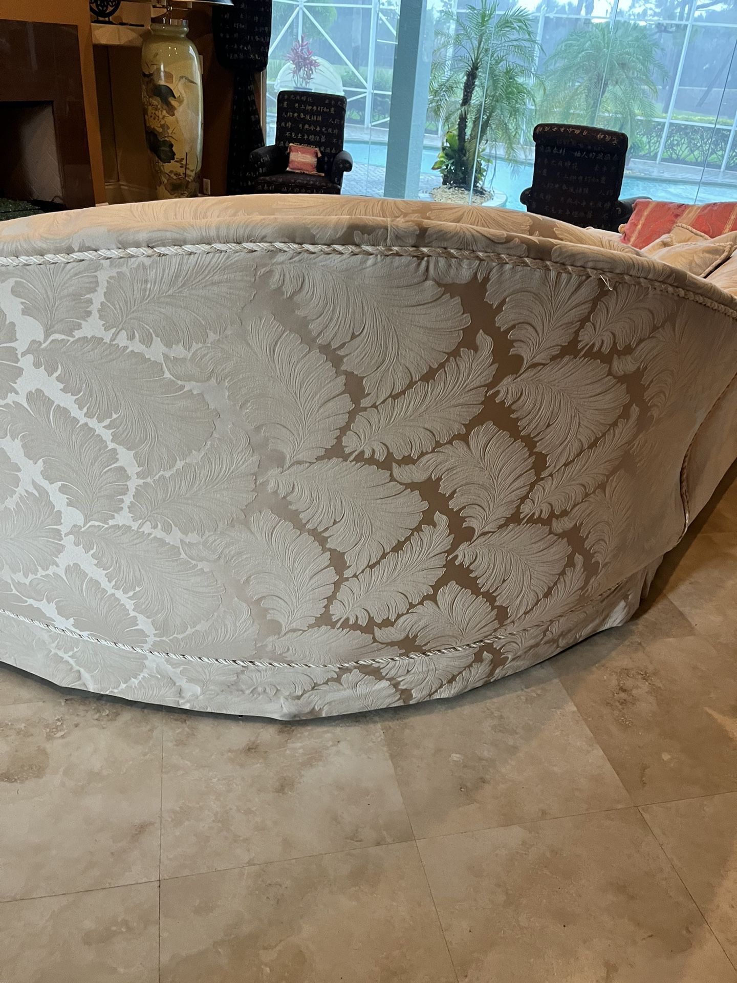 Sectional Sofa With 4x4 Coffee Table $175
