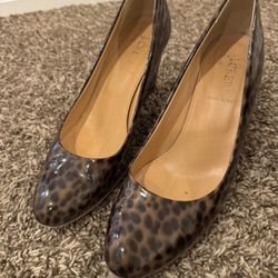 J. Crew size 8 Wedge - Animal Print 