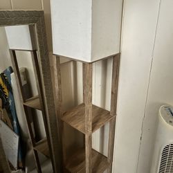 Wood Lamp Post 