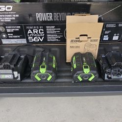 EGO 56v 5.0Ah Battery and Charger