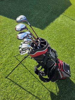 Complete Golf Set w/ Titleist Driver and Tommy  Armour Royal Scot Golf Club Set and Stand Bag