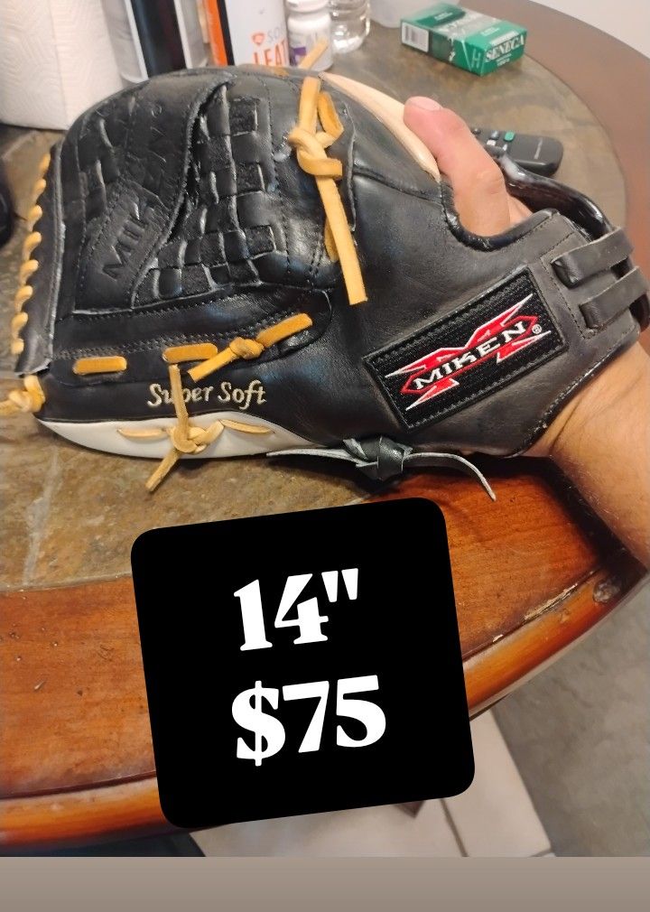 Miken 14" Softball Lefty Glove