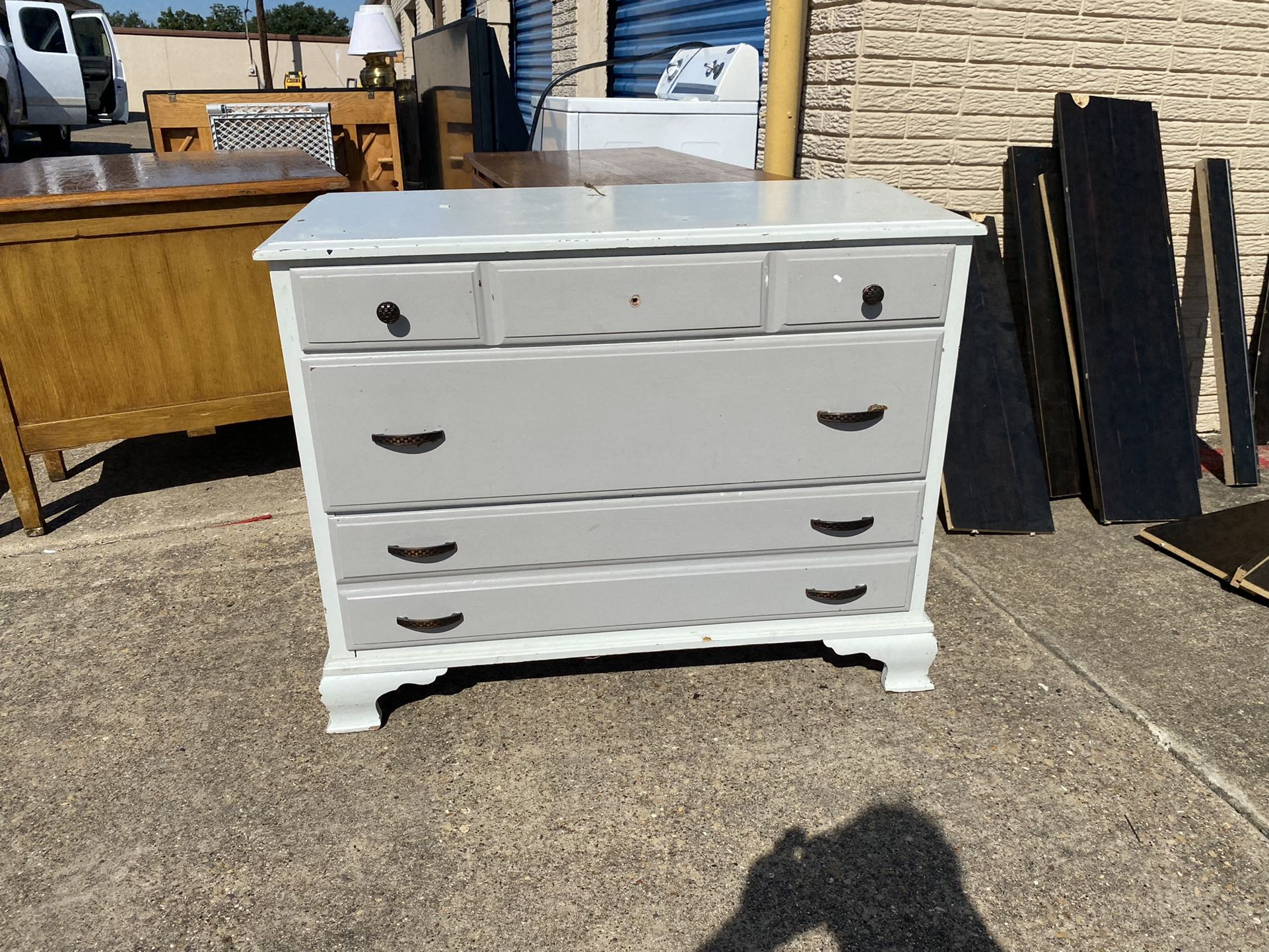 Vintage all Real Wood Farmhouse Dresser