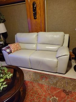 Beige Leather couch