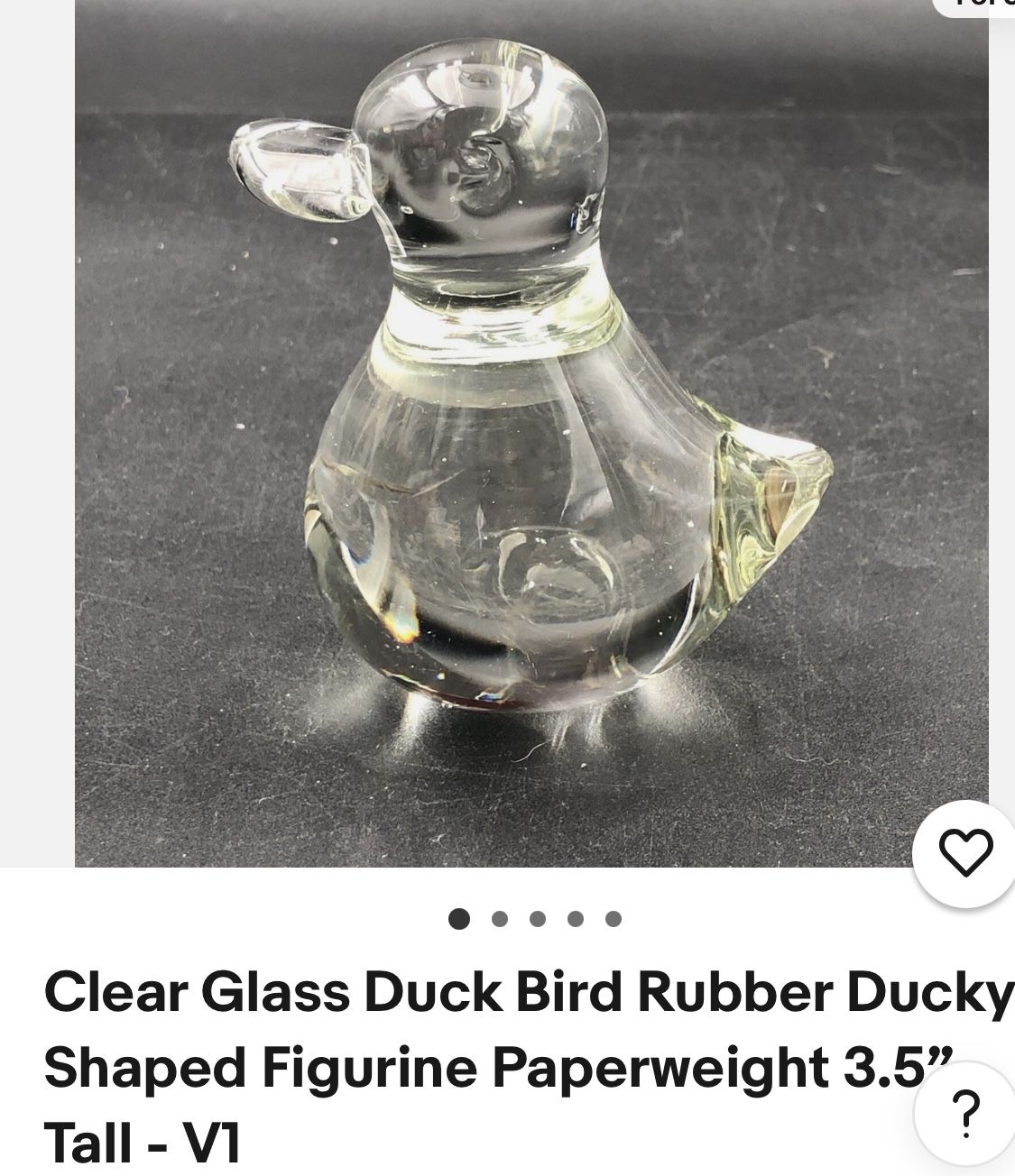 Glass Figure Animals