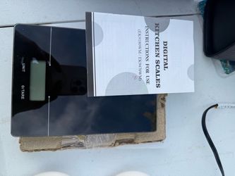 Digital Kitchen Scale with Instructions