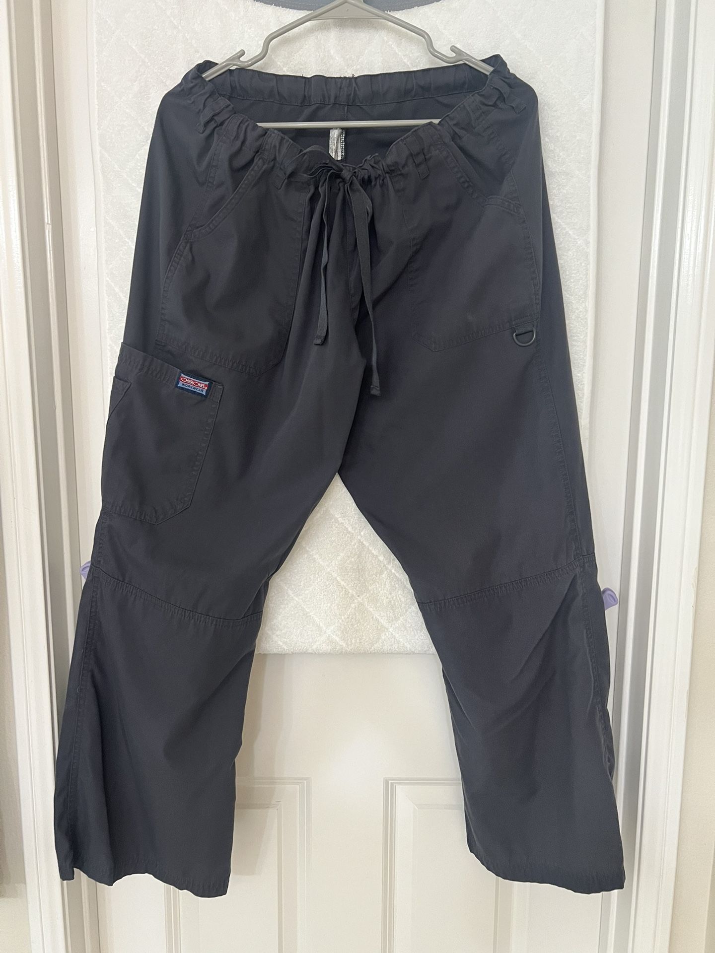Cherokee Women Scrubs Pant Drawstring Cargo