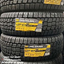 245/70/16 Land Golden All Terrain Todo Terreno 16 New Set of Tires Installed and Balanced Set de Llantas Nuevas Instaladas y Balanceadas