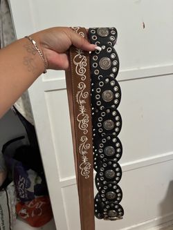 Mexican cowgirl belts