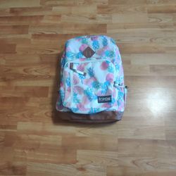 Trans By Jansport Pineapple Backpack 18" And two Front Utility Pockets 
