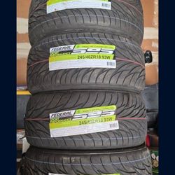 Federal SS595 Tires 245/40/18 New